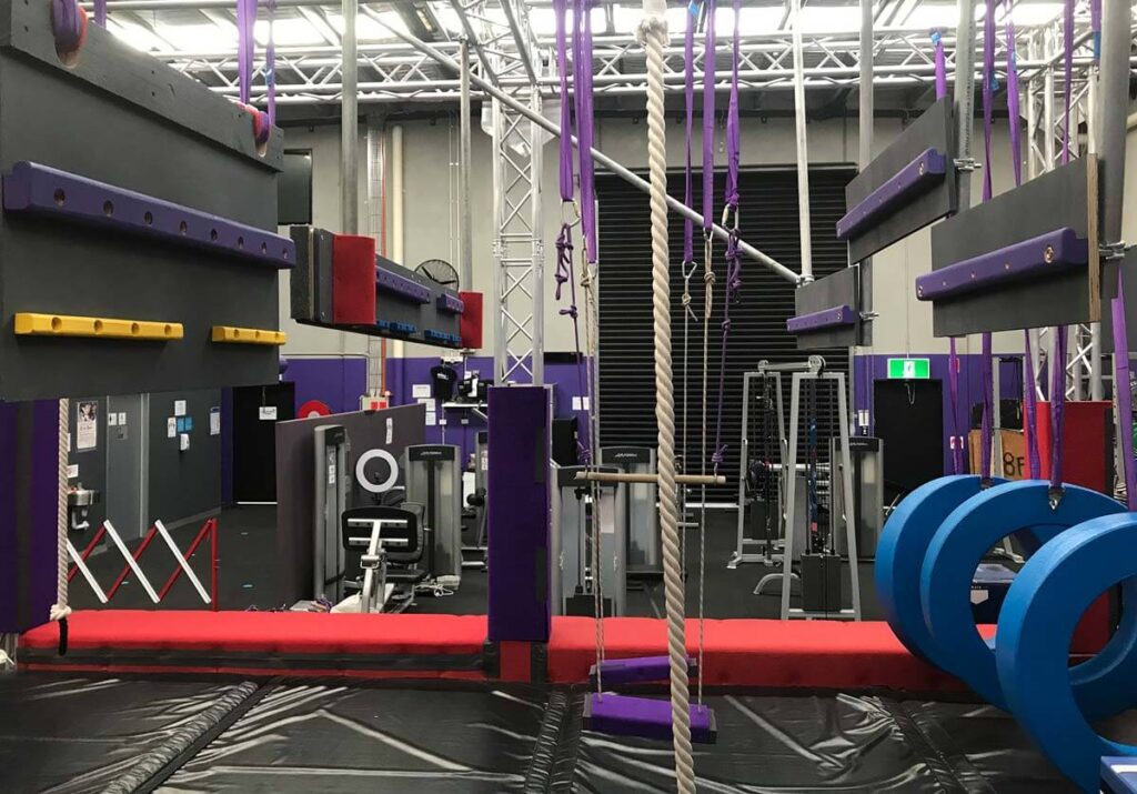 Ninja Nation Obstacles: What Makes us Different! swings ropes cliffhangars at a Ninja Warrior gym in Melbourne, Australia.